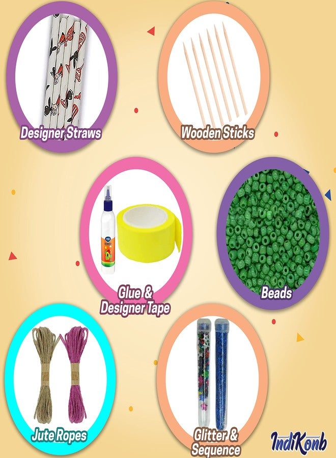 INDIKONB 22 in 1 Art and Craft Kit for Girls and Boys with Crafts Supplies Set All Craft Materials Items for Kids DIY for All Ages 8-10, Age 9-12, Age 12-16 Old - Art Kit # 2, Multicolour - Image 3